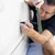 Paint-less Dent Repair Tip repairing high spot on white door